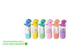 MARCA TEXTO 6UNI DINO COLOR HE59826