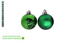 BOLA TUBO 4CM 12PCS VERDE NTB1801G
