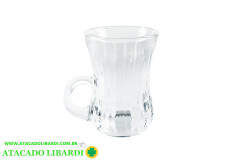 CANECA CAPPUCCINO VIDRO 100ML DEC SS8980