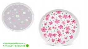 BANDEJA PLAST 30CM RED COLOR HU59670