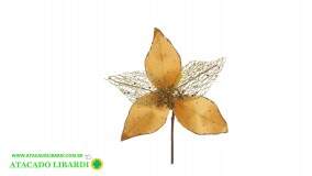 BICO PAPAGAIO 20CM C/GLITTER DOURADO 99496002