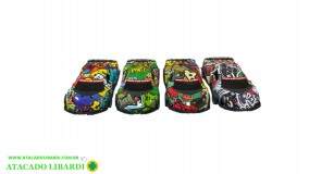 SOLAPA CARRO 4PCS 9CM SUPERCAR DEC FF2575