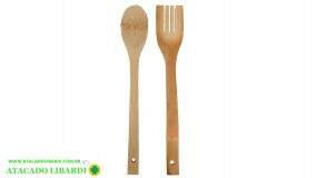 TALHERES BAMBU 2PCS 28CM FFBZ192231