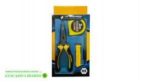 KIT FERRAMENTA ALICATE CHAVE FENDA/PHILIPS REVERSIVEL IPBAR31500110