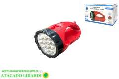 LANTERNA 12 LED 21CM RECARREGAVEL BIVOLT EXC8004