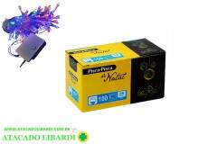 PISCA 100 LED 9M COLOR 127V 8F FIO TRANSP NTL2100C127V