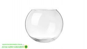 VASO VIDRO 13X9,5CM REDONDO 178727