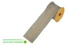 FITA ARAMADA LINHO C/COSTURA 6,3CMX9,14M BEGE/CHAMPANHE 57793012