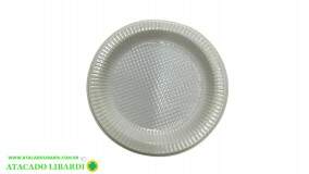 PRATO DESCARTAVEL 15CM BRANCO 10UNI PR1510.02