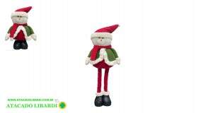 BONECO PAPAI NOEL 120CM VERMELHO BRANCO XTS7485