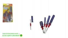 CHAVE FENDA PHILIPS 4PCS  EL9659CP