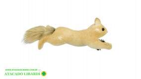 ENFEITE PENDENTE ESQUILO ISOPOR 35CM NTD13041       