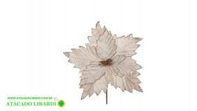 BICO PAPAGAIO AVELUDADO 26CM C/GLITTER CHAMPANHE 99483002