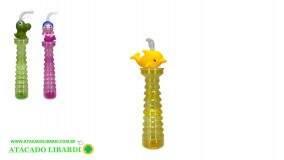 COPO PLAST 500ML C/CANUDO ANIMAIS FUT134