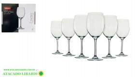 TACA VINHO VIDRO 25CM 450ML  PCSWG13677