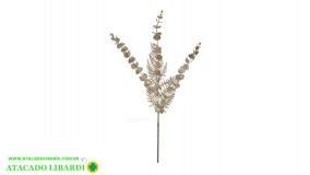 EUCALIPTO C/ GLITTER CHAMPANHE 
54CM 85214003
