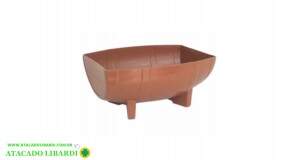 FLOREIRA 33X25X15CM MARROM F33T