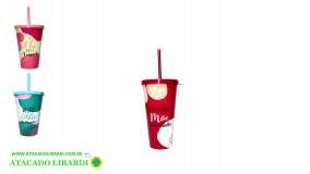 COPO PLAST 600ML C/CANUDO COLOR MAE HG59637