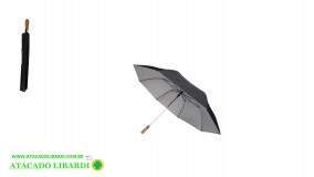 GUARDA CHUVA PORTARIA DOBRAVEL PRETO MZ9200C