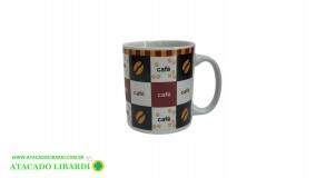 CANECA CERAM CAFE 300ML 9CM  UT1143
