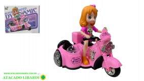 BONECA SUPER MOTO C/SOM E LUZ GIRL CP198374