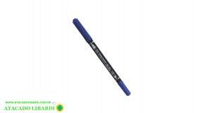 MARCADOR CD/RETROPROJETOR 2 PONTAS 0.5MM AZUL 101567