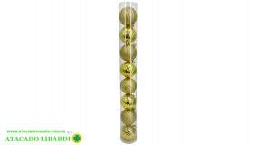 BOLA TUBO 6CM 8PCS MISTA KX2376