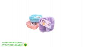 KIT MARMITA INFANTIL 3DIV C/TALHER HU58624