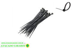 ABRACADEIRA NYLON 25PCS 3,6MMX35CM PRETO 182383