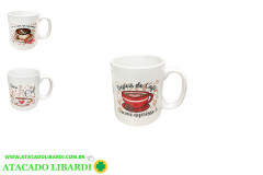 CANECA CERAM 300ML 9CM CAFE UT1124