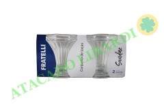 CONJ TACAS 12CM 170ML VIDRO 2PCS A79031/CO0579031