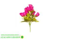 B ROSA BOTAO X9 FUCSIA OUTONO 40CM 52328003
