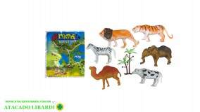 BLISTER ANIMAIS SELVAGENS 7PCS RJC0688