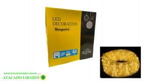 PISCA MANGUEIRA 180 LED 10M BRANCO QUENTE 220V 8F NTL6180Q220V