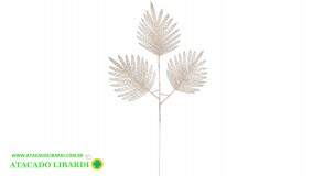 FOLHA C/GLITTER 32CM CHAMPANHE 98104002