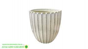 VASO CERAM 14CM BRANCO DEC 97209001