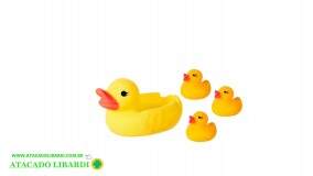 PATO BANHO FAMILIA 4PCS C/PATINHOS GK1465