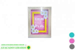 PORTA RETRATO PLAST 10X15 GLITER CB0209
