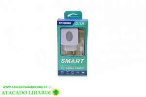 CARREGADOR CELULAR IPHONE USB 2 SAIDAS 68348