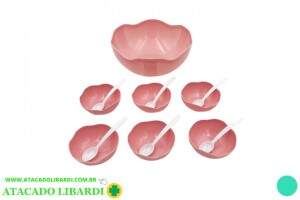 CONJ SOBREMESA TROPICAL 13PCS COLOR 01116