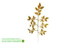 FOLHA C/GLITTER 40CM DOURADO FLB95D