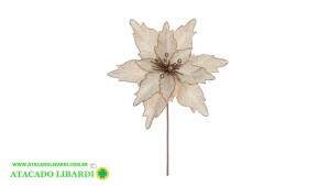 BICO PAPAGAIO AVELUDADO 40CM C/GLITTER CHAMPANHE 99486003