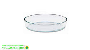TRAVESSA VIDRO 30X21X6,5CM 2L OVAL F0277