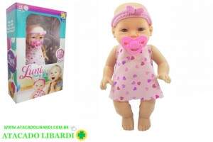 BONECA LUNI BABY C/CHUPETA 636