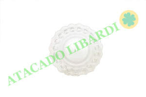 PRATO FUNDO VIDRO 21CM TRANSP DEC VDA06026