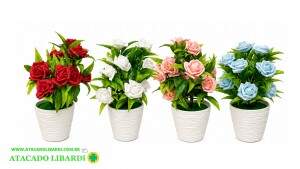 ARRANJO PLAST FLOR 29,5CM BA50121