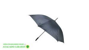 GUARDA CHUVA PORTARIA CABO CURVO PRETO 82CM MZ-049