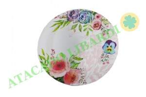 PRATO RASO MELAM 22CM RED 13538IG