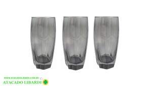 CONJ COPO 365ML 3PCS FLORIPA 0561CZ