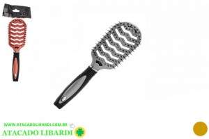 ESCOVA CABELO OVAL CABO PLAST 23CM COLOR AFG01002